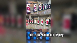 GOB P1.86 Podium LED Display Creative LED Display W600×H1145,51mm