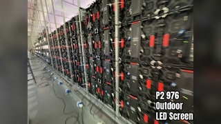 P2.976 Ενοικίαση εξωτερικού χώρου οθόνης LED 500mmx500mm Ντουλάπα οθόνης LED