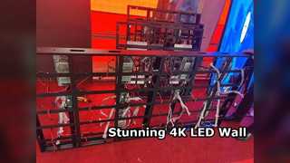 Ομαλή οθόνη HD 4K P3 LED Video Wall 3840Hz